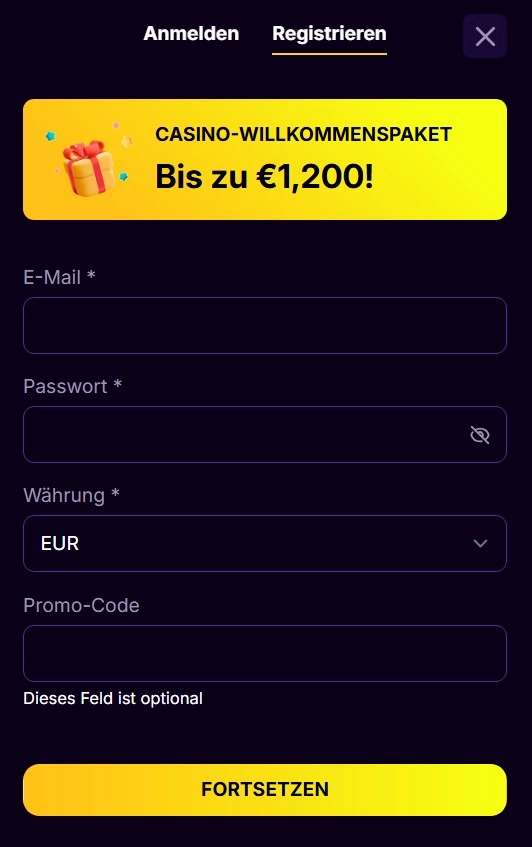 Registrierung und Login